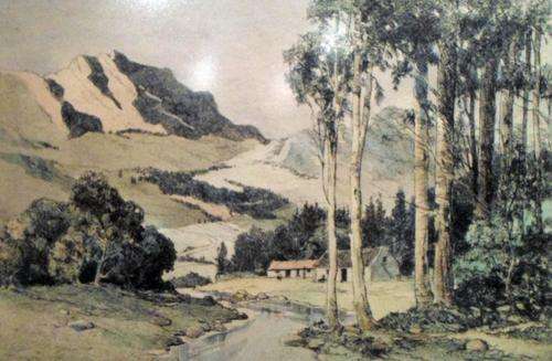 Reg Jordan - Colored Lithogaph - Near Outshoorn - Investment art!!